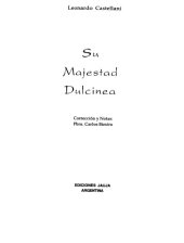 book Su Majestad Dulcinea