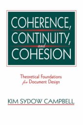 book Coherence, continuity, and cohesion : theoretical foundations for document design