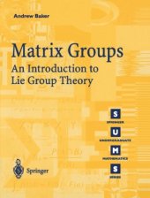 book Matrix Groups An Introduction to Lie Group Theory