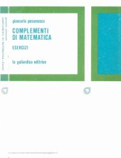 book Complementi di Matematica - Esercizi