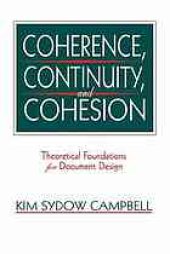 book Coherence, continuity, and cohesion : theoretical foundations for document design