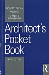 book Architect’s Pocket Book