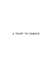 book A toast to Horace