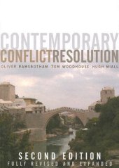 book Contemporary Conflict Resolution