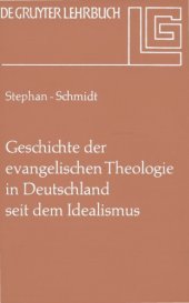 book Geschichte der evangelischen Theologie in Deutschland seit dem Idealismus