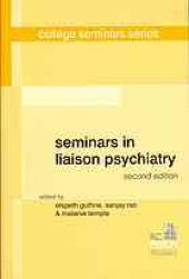 book Seminars in Liaison Psychiatry