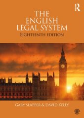 book The English Legal System