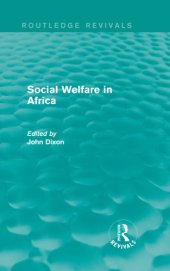 book Social Welfare in Africa