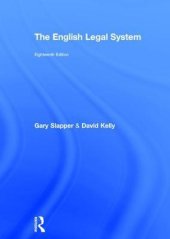 book The English Legal System