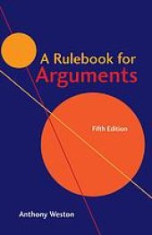 book A Rulebook for Arguments