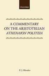 book A commentary on the Aristotelian Athenaion politeia