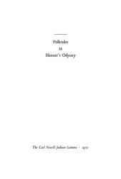 book Folktales in Homer’s Odyssey