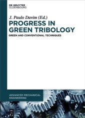 book Progress in green tribology : green and conventional techniques