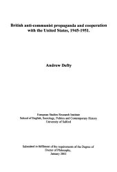 book British anti-communist propaganda and cooperation with the United States, 1945 - 1951