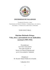 book Onésimo Redondo Ortega. Vida, obra y pensamiento de un sindicalista nacional (1905-1936)