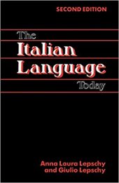 book The Italian Language Today