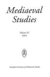 book Mediaeval Studies