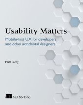 book Usability Matters: Mobile-first UX for developers and other accidental designers