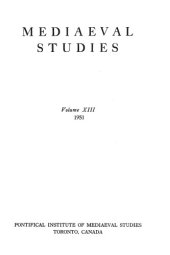 book Mediaeval Studies