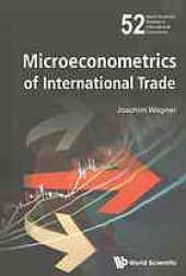 book Microeconometrics of International Trade