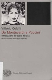 book Da Monteverdi a Puccini. Introduzione all’opera italiana