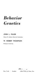 book Behavior Genetics