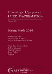 book String-Math 2016