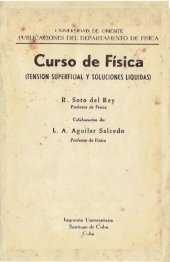 book Curso de Física (Tensión superficial y soluciones líquidas)