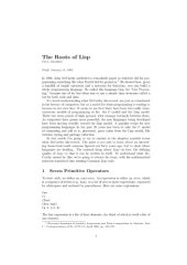 book The Roots of LISP