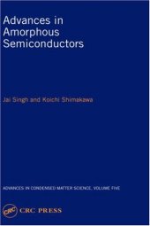 book Advances in amorphous semiconductors