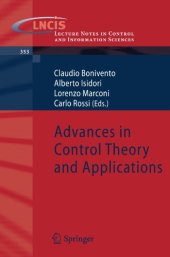 book Advances in Control Theory and Applications