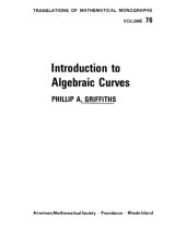 book Introduction to Algebraic Curves