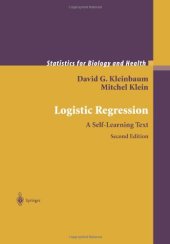 book Logistic Regression: A Self-Learning Text