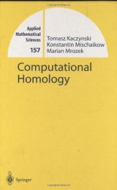 book Computational Homology