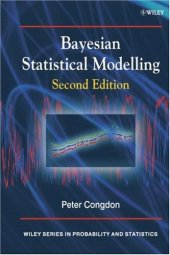 book Bayesian statistical modelling