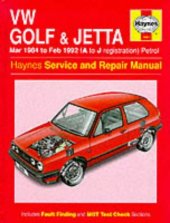 book Volkswagen Golf and Jetta ('84 to '92) Service and Repair Manual (Haynes Service and Repair Manuals)