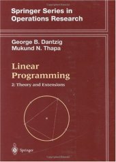 book Linear Programming 2: Theory and Extensions