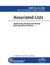 book ASME Y14.34-2008 - Associated Lists