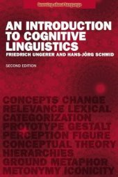 book An Introduction to Cognitive Linguistics