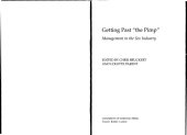 book Getting Past "the Pimp": Management in the Sex Industry