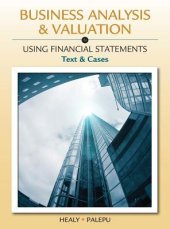 book Business Analysis and Valuation: Using Financial Statements, Text and Cases