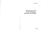 book Il tempo che viene. Martin Heidegger: dal kairós all’ Ereignis