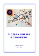 book Algebra lineare e geometria