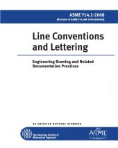 book ASME Y14.2-2008 - Line Conventions and Lettering