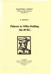 book Patterns in office-holding 366-49 B.C.