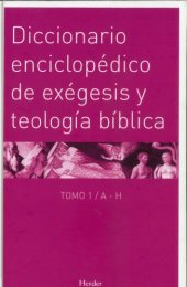book DICCIONARIO ENCICLOPEDICO DE EXEGESIS Y TEOLOGIA BIBLICA TOMO I (A-H)