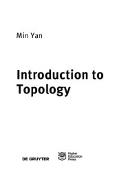 book Introduction to Topology