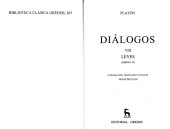 book Diálogos VIII. Leyes, Libros I-VI