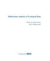 book Multivariate Analysis of Ecological Data