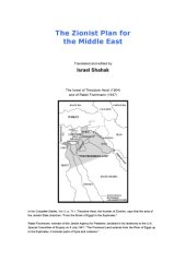 book The Zionist Plan for the Middle East